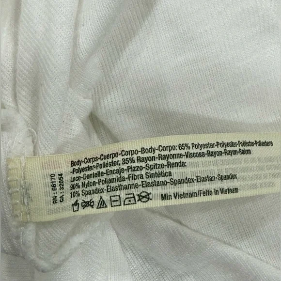 INTIMATELY FREE PEOPLE Size Medium white top - Picture 5 of 5